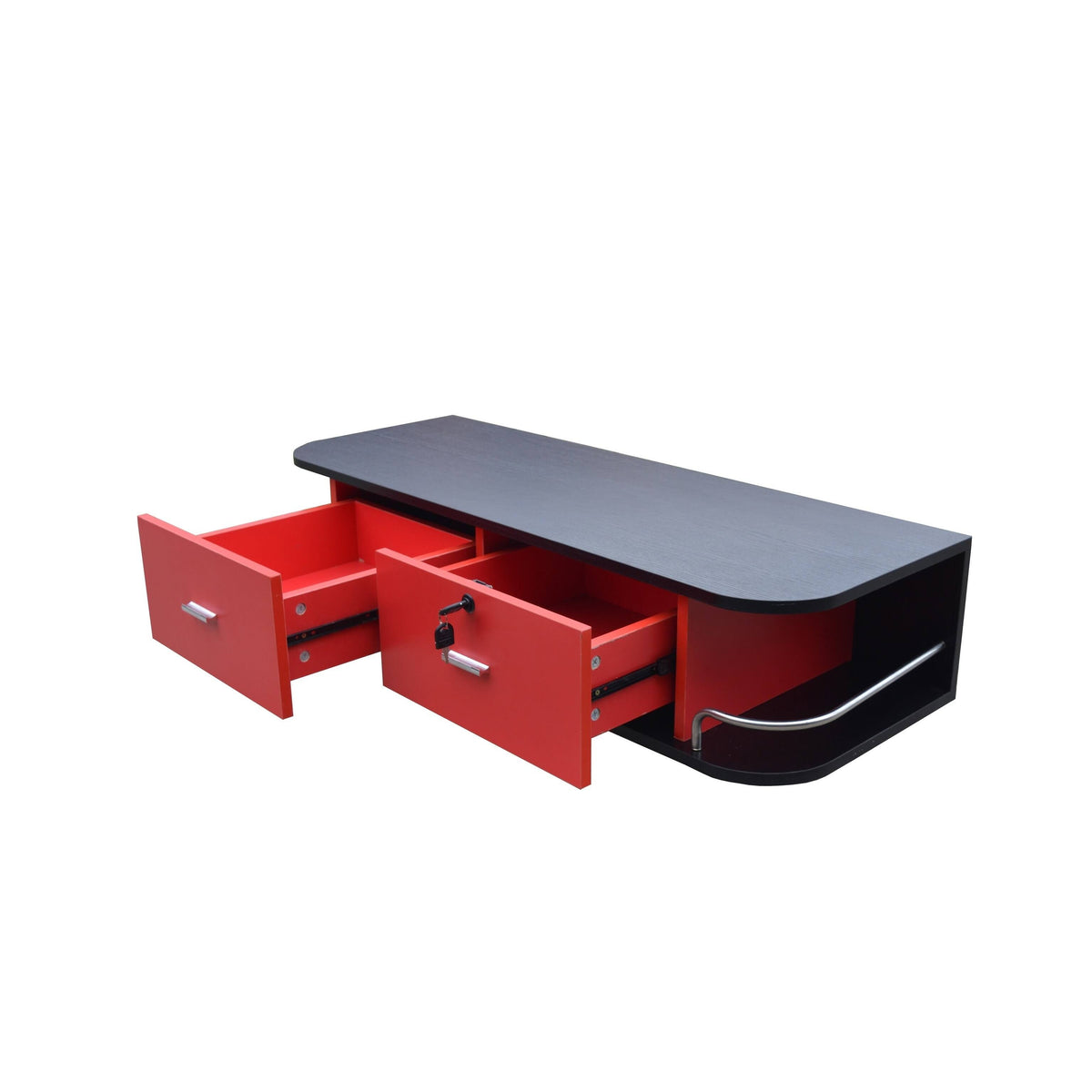 Black Locking Wall Mount Styling Station M4106