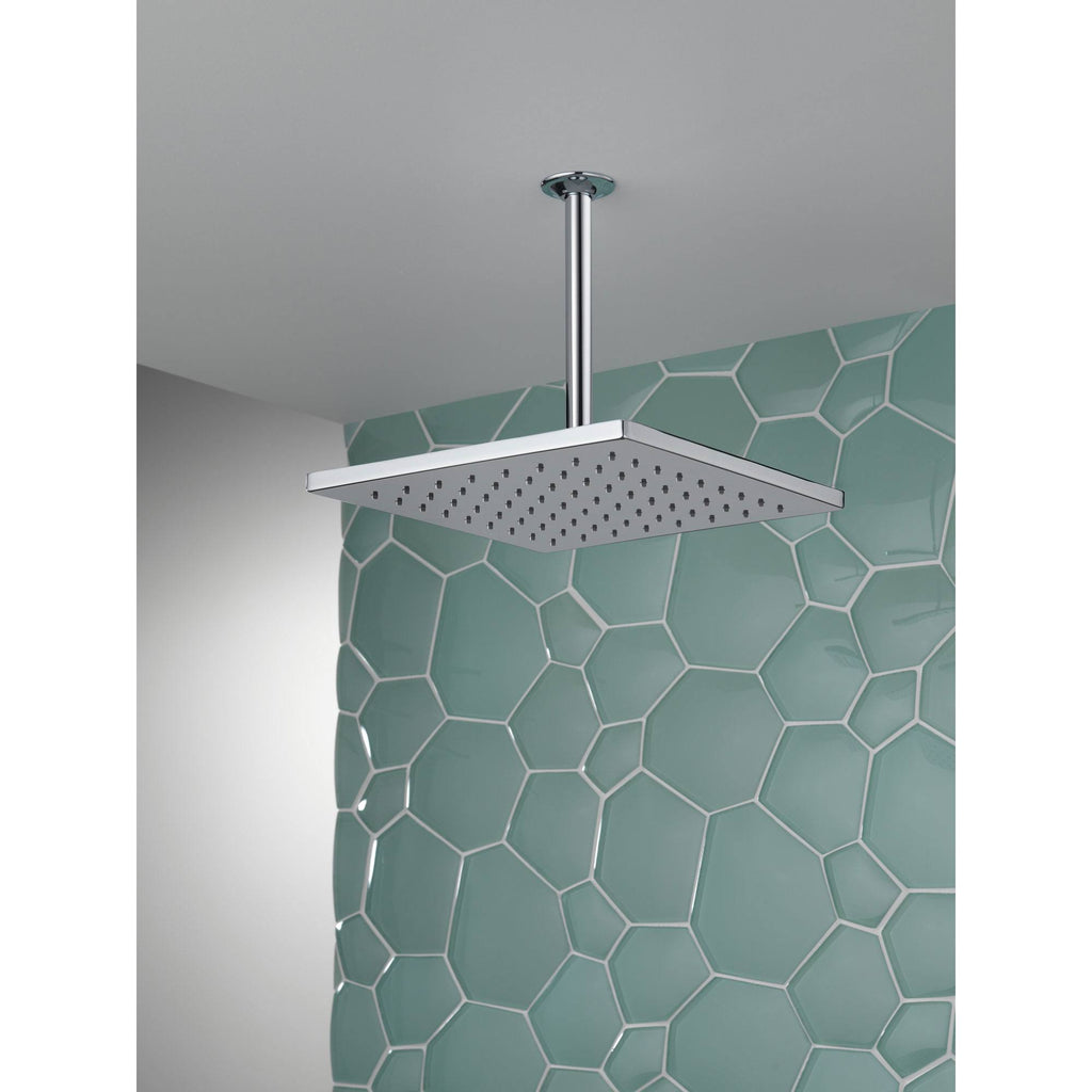 Chrome Metal Raincan Shower Head X19568
