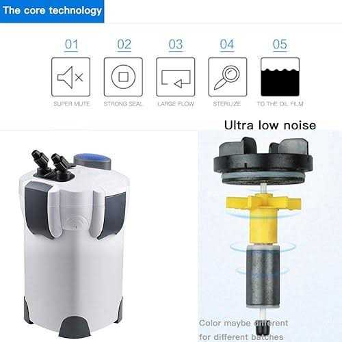External Aquarium Filter with Builtin Pump Kit Canister A784659