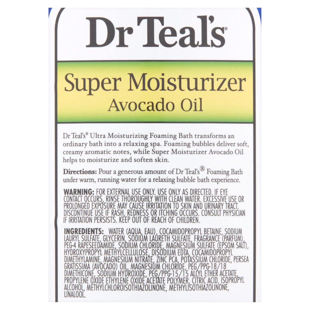 Foaming Bubble Bath with Avocado Oil, 34 fl.oz. O329773
