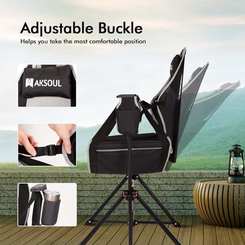 Hammock Camping Chair with Storage Bag 265lbs Weight Capacity R8980