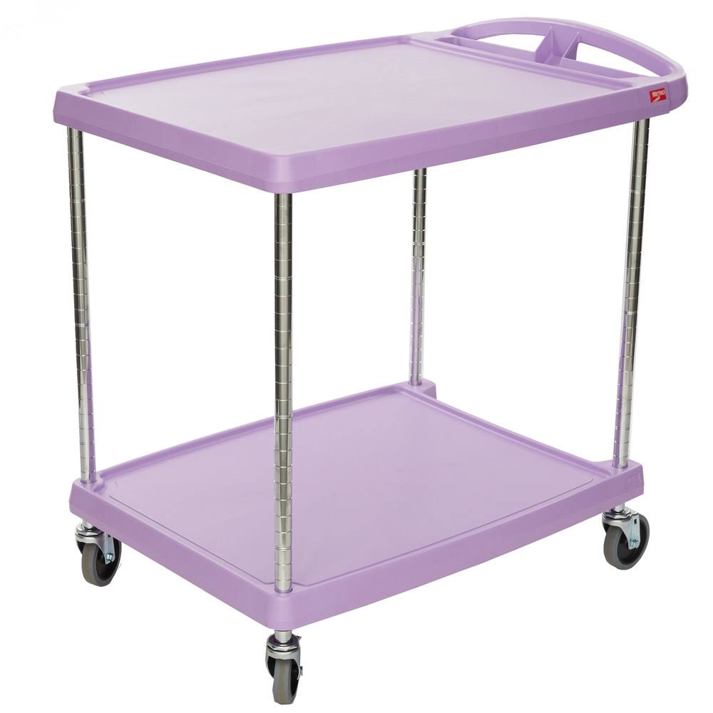 Purple 2-Shelf Utility Cart Q5183