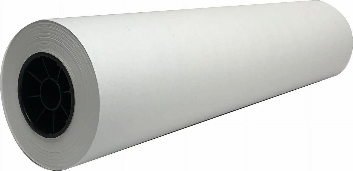 White Kraft Butcher Paper Roll 24" x 400' Uncoated Unwaxed M89935