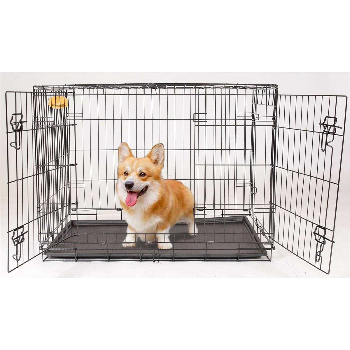 Folding Wire Dog Crate Y6974