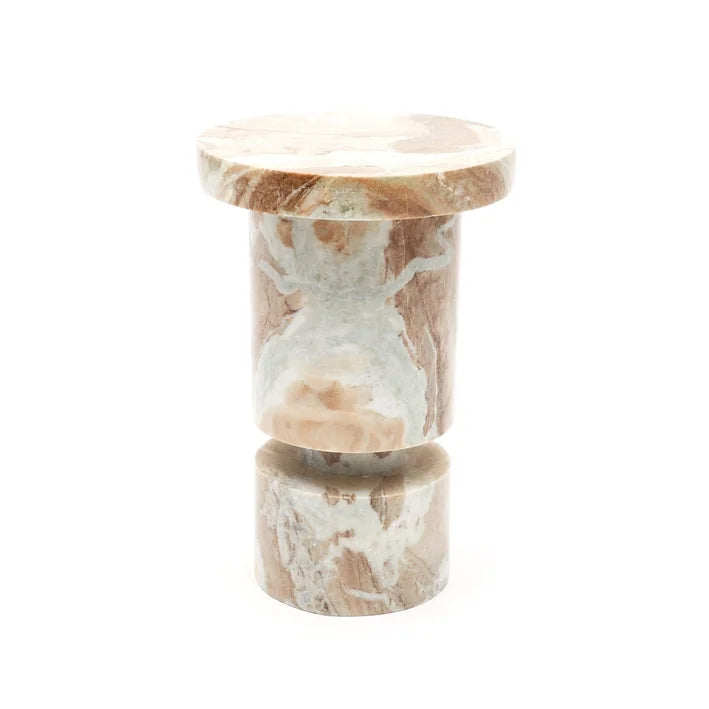 Beige Marble Coffee Side Table E50807