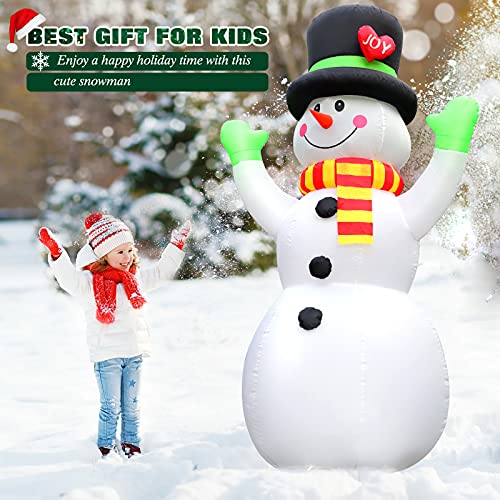 7FT Christmas Inflatable Snowman with LED Light P577