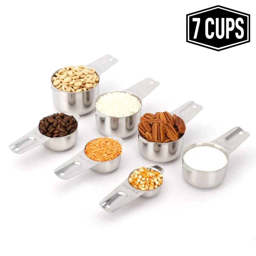 18/8 Stainless Steel 7 Piece Measuring Cups Set V518823