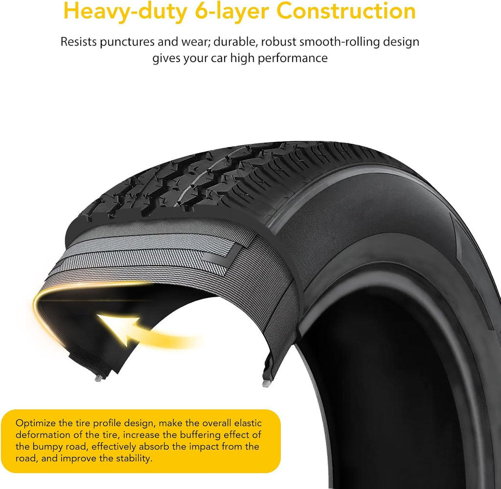 4.80x12 Trailer Tires and Wheels 2 Pcs L82322