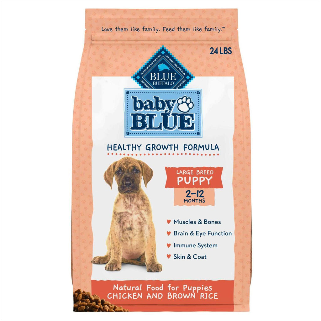 Baby Blue Large Breed Healthy Growth Formula Chicken & Brown Rice Recipe Puppy Dry Food L374