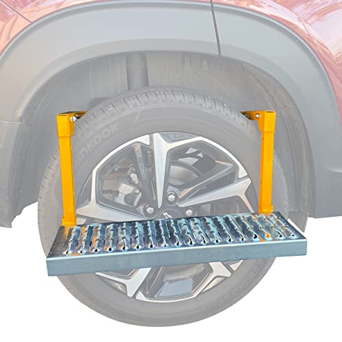 29.3" x 7.3" Adjustable Non-Slip Foldable Truck Tire Service Step G57232