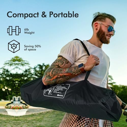 Hammock Camping Chair with Storage Bag 265lbs Weight Capacity R8980