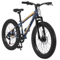 24 Inch Fat Tire Bike 7 Speeds Mountain Bike U436760