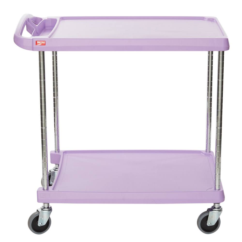 Purple 2-Shelf Utility Cart Q5183