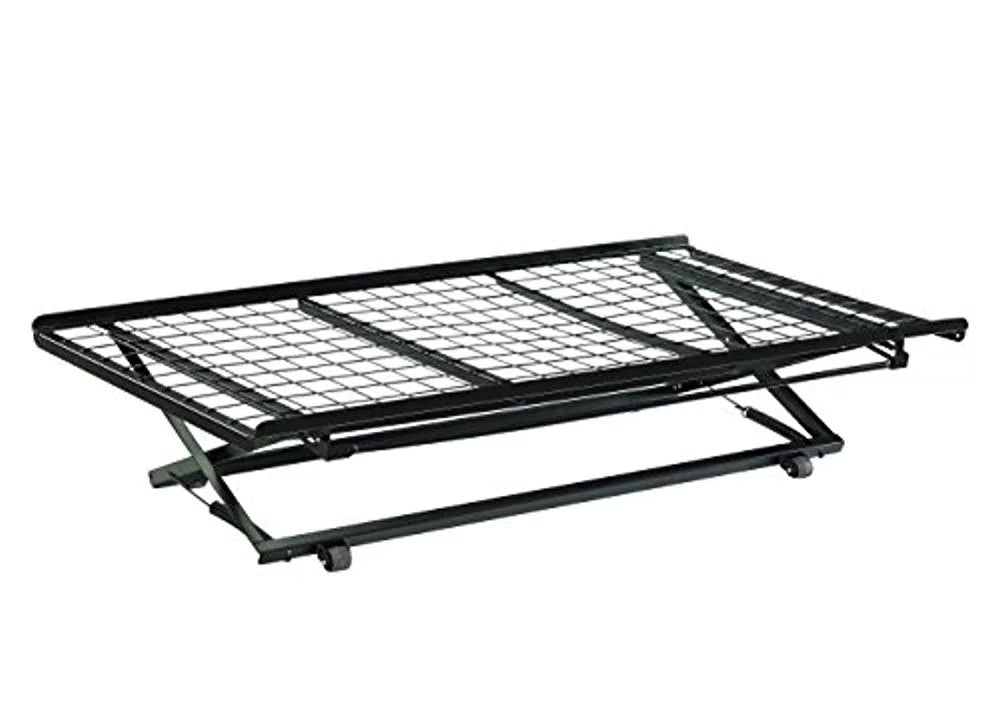 Black Twin Pop-Up Trundle Bed N86099
