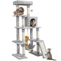 Gray 4-Level Cat Tree with Hammock R73441