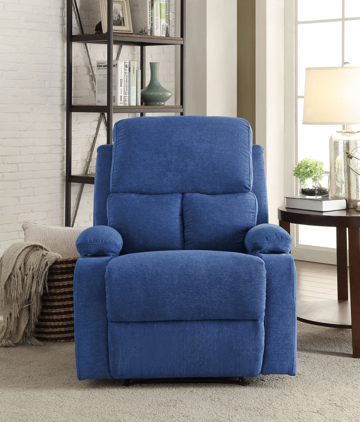 Blue Velvet Recliner P81720