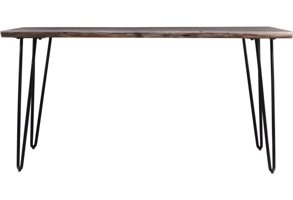 Solid Wood 60" Live Edge Dining Table C293448