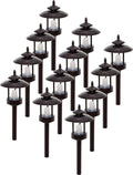 6 Pack 100 Lumen Low Voltage LED Pathway Light Landscape Kit H389