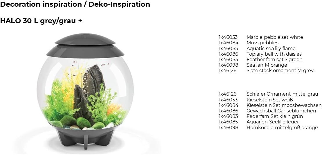 Slate Stack Ornament Medium Grey Aquariums C858015