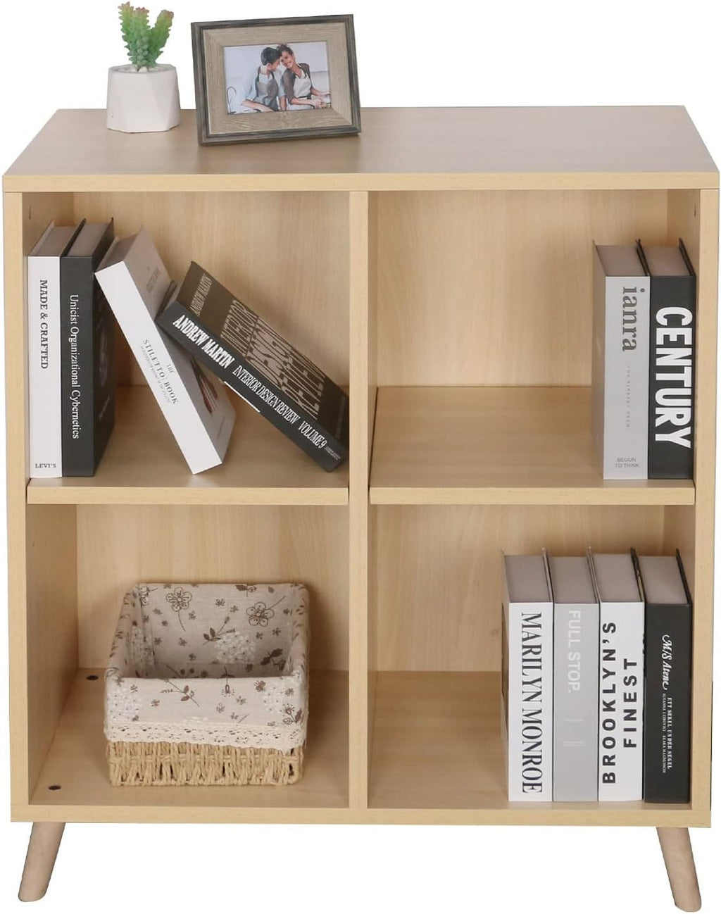 4 Cube Storage Cabinet Bookshelf F3963