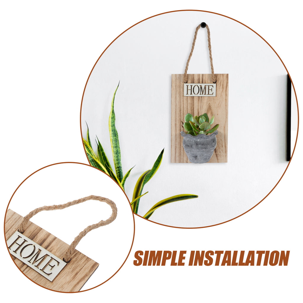 Three-dimensional Flower Pot Wall Hanging Planter Bar D34555