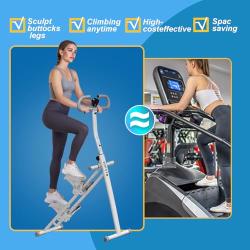 Foldable Vertical Climber with Adjustable Handles K750