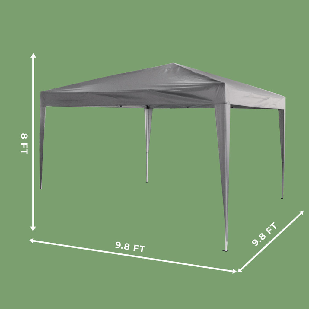 10x10 Ft Adjustable Canopy With Window Wall D61441