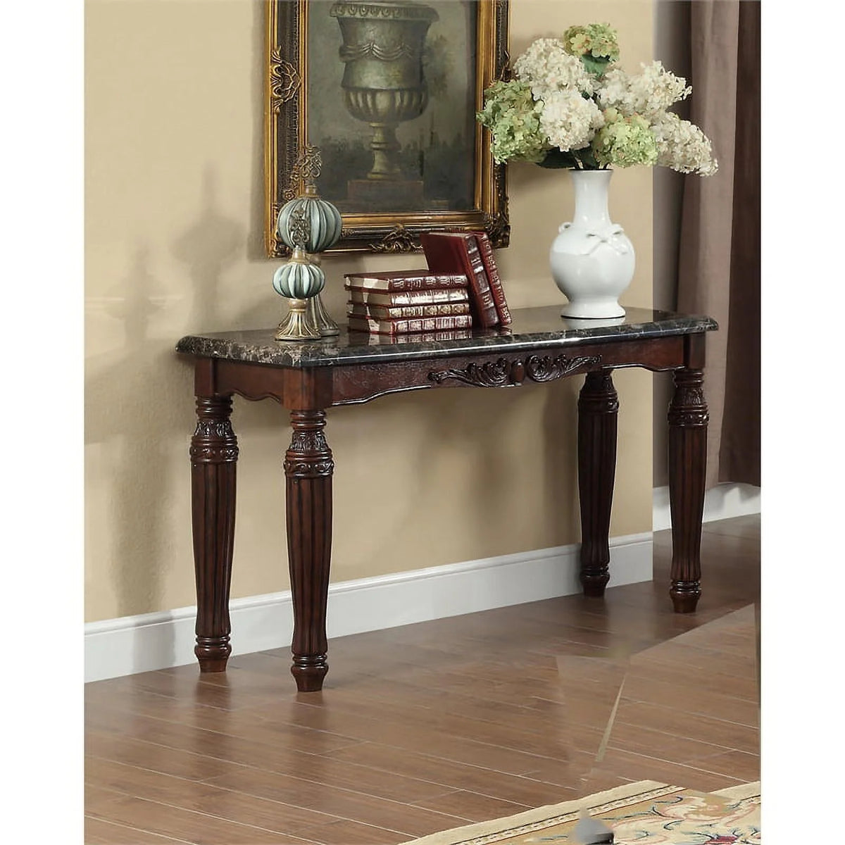 Espresso Wood 3-Piece Coffee Table Set R60067