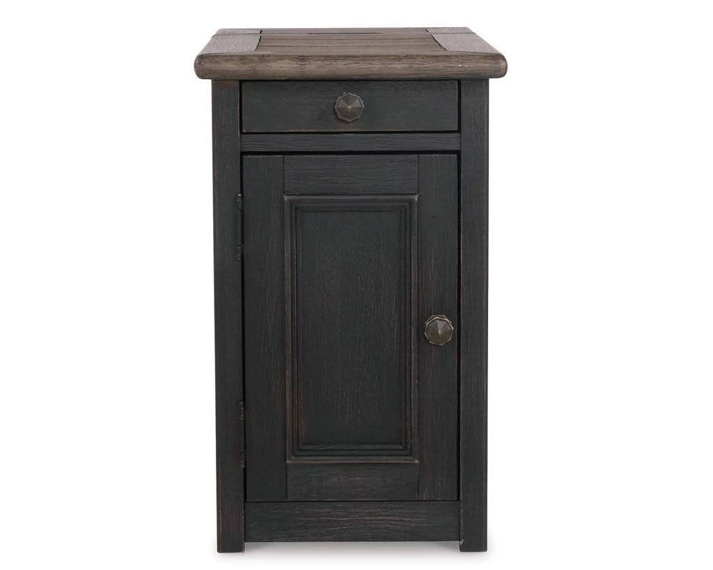 Chairside End Table with USB Ports & Outlets D11725