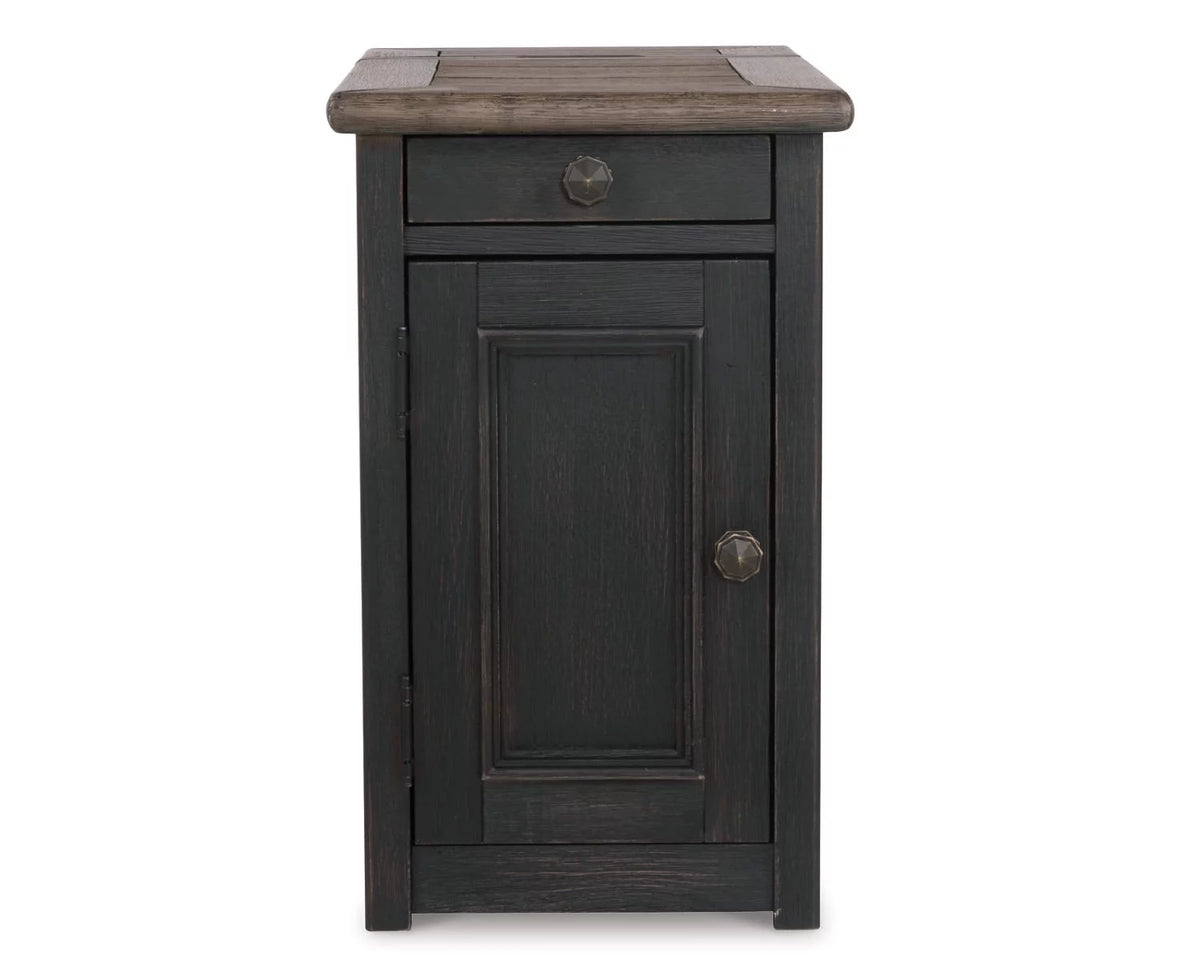 Chairside End Table with USB Ports & Outlets D11725