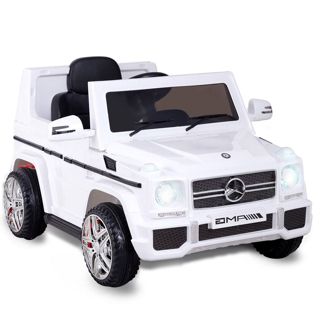 White Remote Control Kids Riding Car A434768