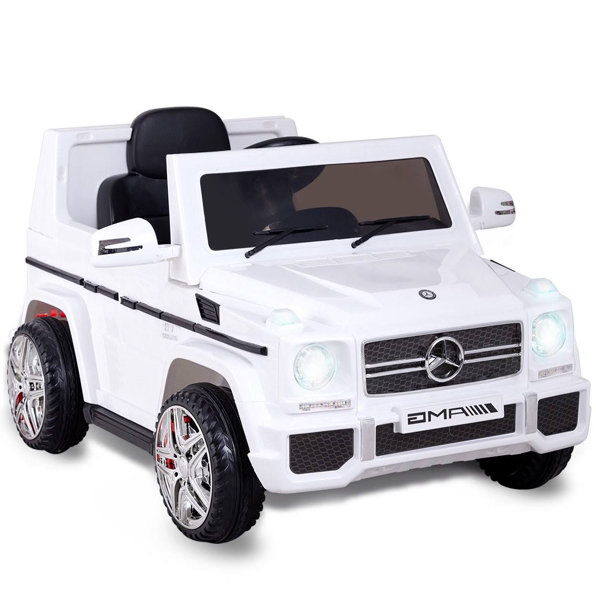 White Remote Control Kids Riding Car A434768