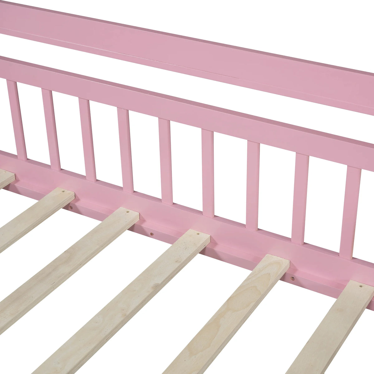 Twin Size Wooden House Bed with 2 Drawers W2905