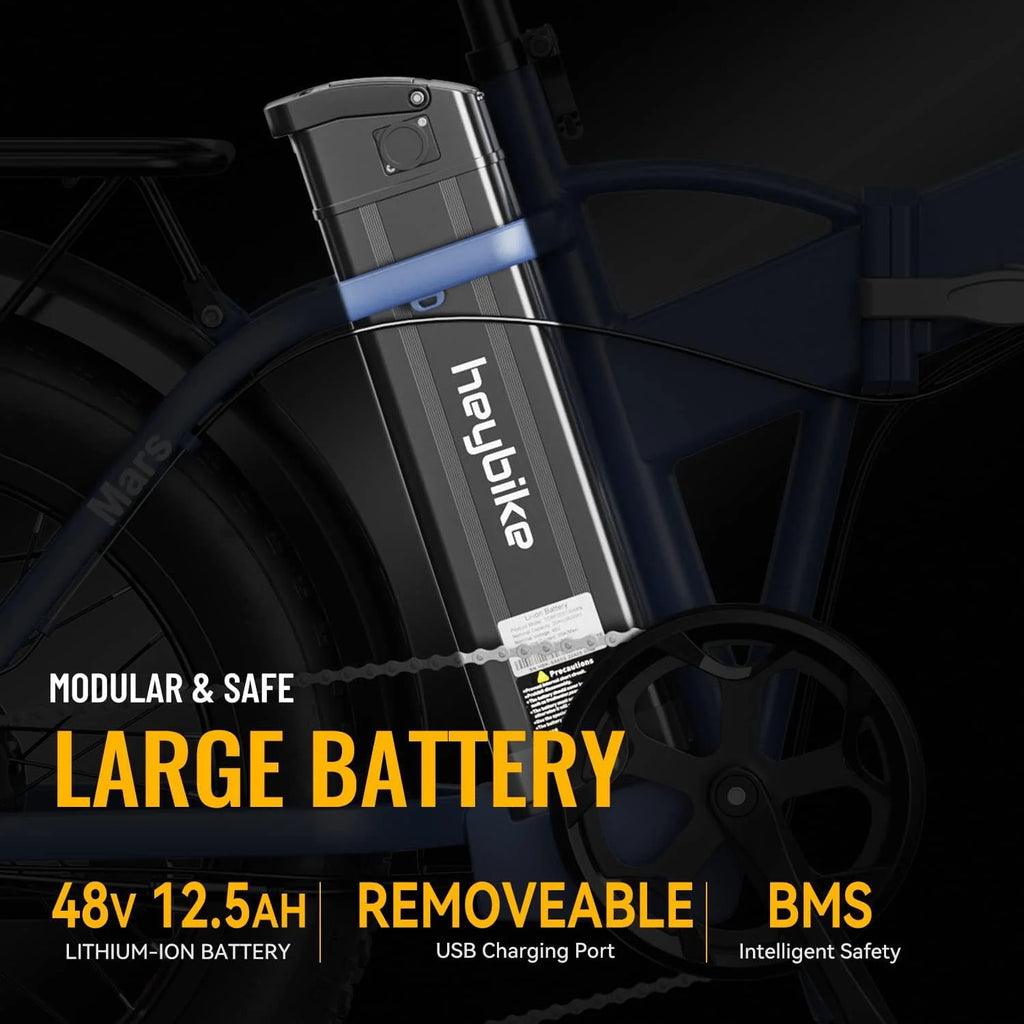 Foldable 20 x 4.0 Fat Tire Electric Bike with 500W Motor W795919