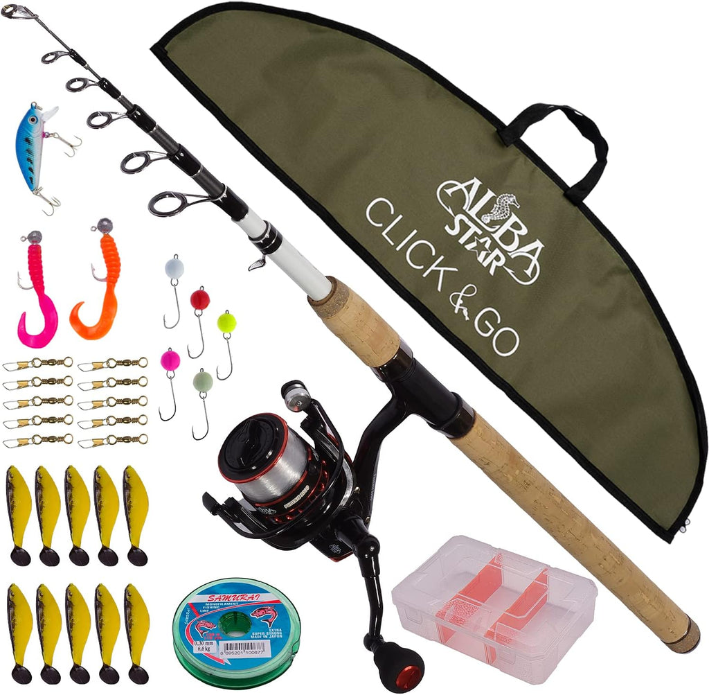 Fishing Rod and Reel Combo with Carrier Bag K739