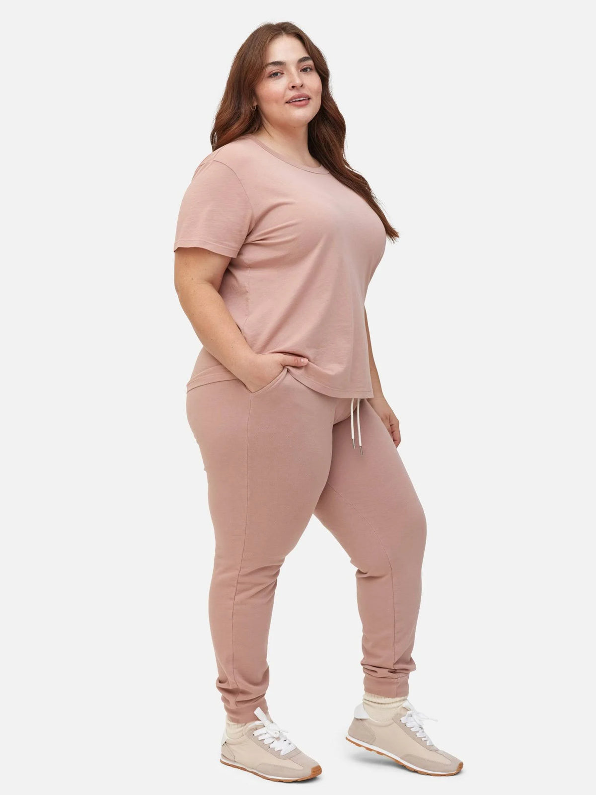 Organic Terry Classic Jogger Rose / 3X V2656