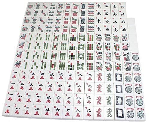 Waterproof Black Nylon Mahjong Set Bag with Blue Stitches T44780