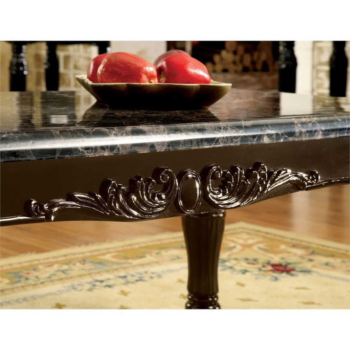 Espresso Wood 3-Piece Coffee Table Set R60067