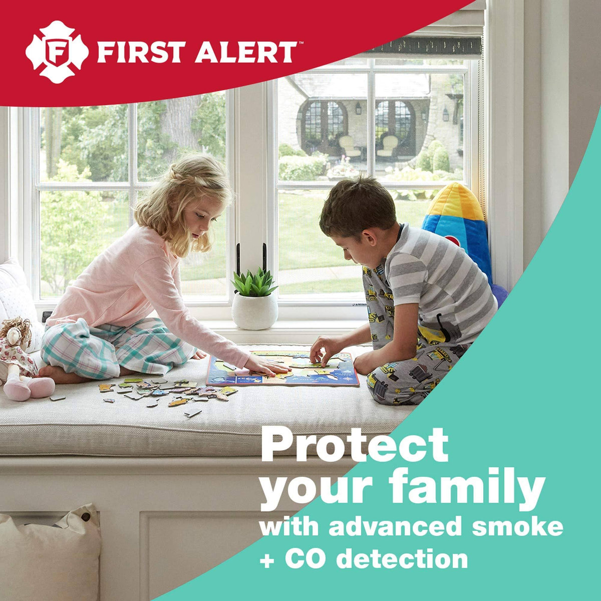 10-Year Combination Carbon Monoxide and Photoelectric Smoke Alarm K146524
