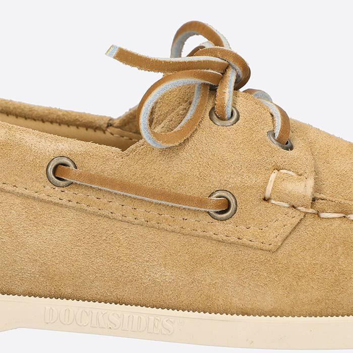 Beige Camel Leather Boots F467