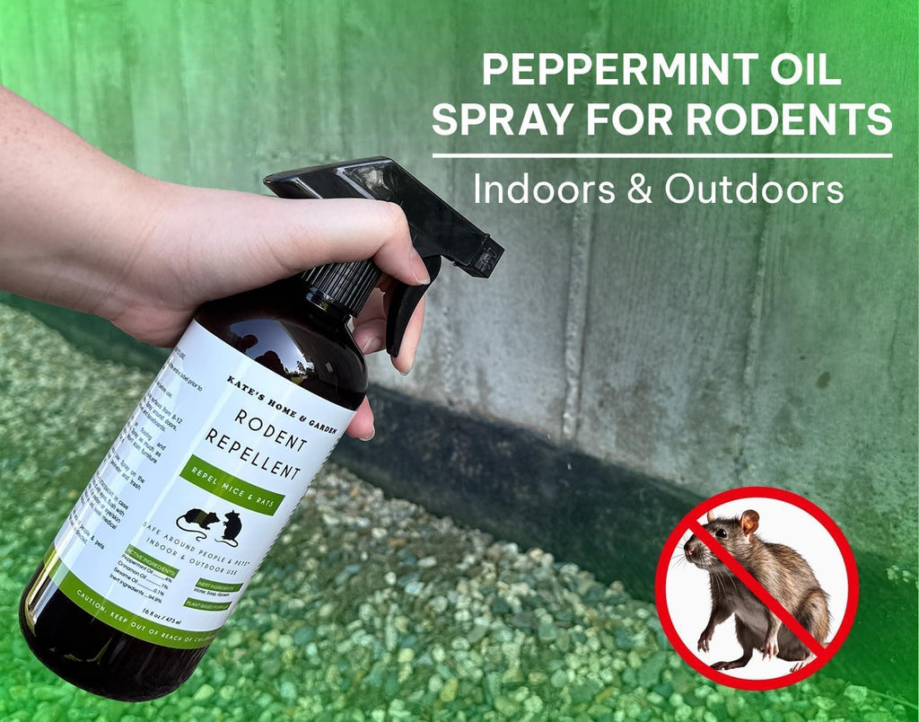 Peppermint Oil Spray for Rodents (16oz, Non Toxic) D479028