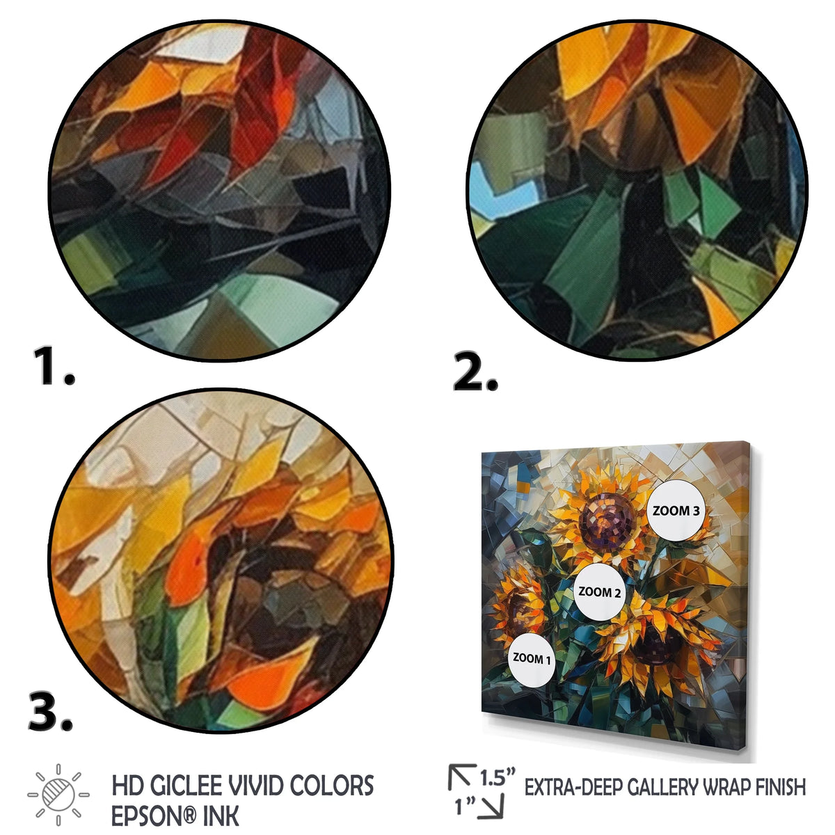Floral Sunflower Wall Art H562247
