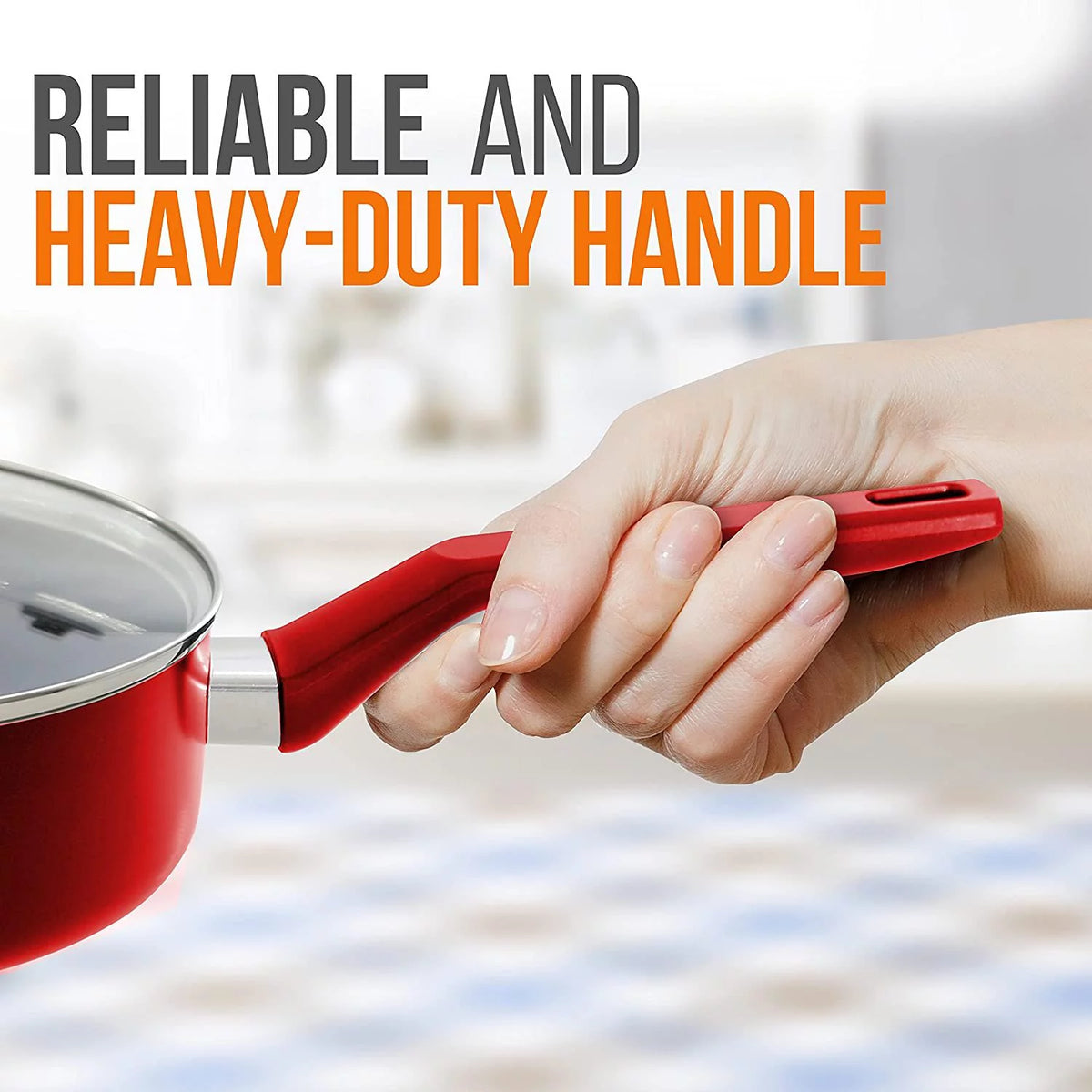 Non-Stick Saucepan with Lid 3 QT R2407
