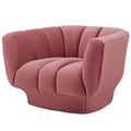 Pink Velvet Accent Side Chair P293959