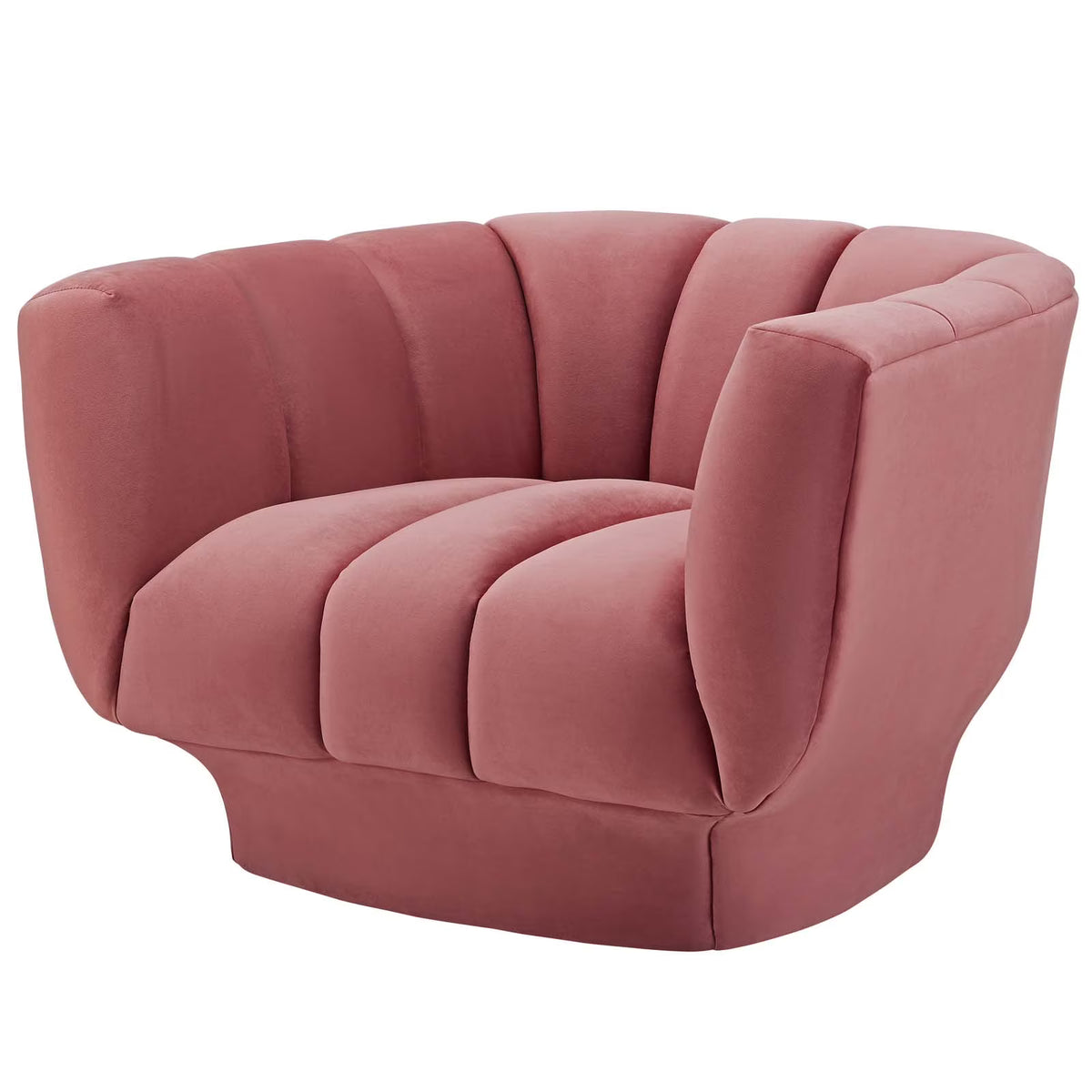 Pink Velvet Accent Side Chair P293959