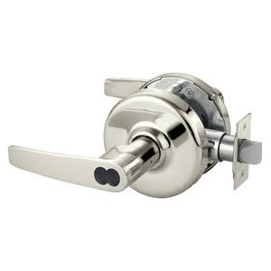 Cylindrical Lock Bright Nickel Plated Clear Coated B94650