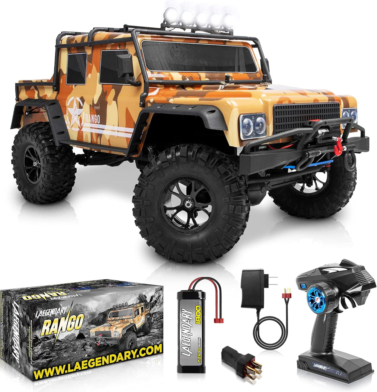 1:10 Scale 4WD Off Road RC Crawler Electric Truck E830265