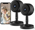 2 Pack 1080P 2.4GHz WiFi Wireless Indoor Security Camera with Night Vision J430