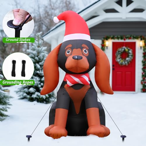 7FT Christmas Inflatable Snowman with LED Light P577