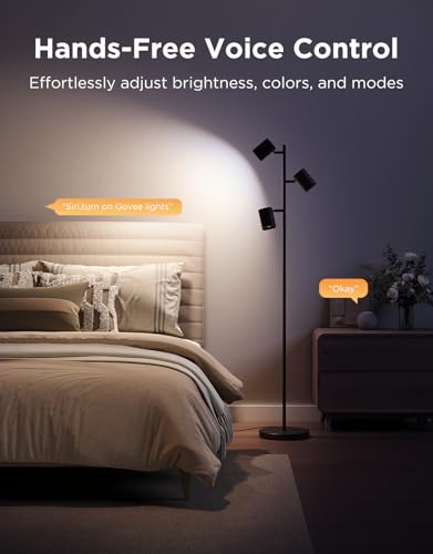 Tree Floor Lamp with 3 Rotatable Lights Q967949